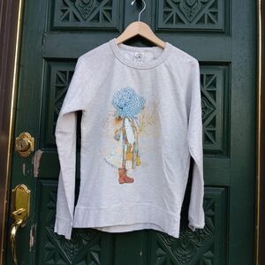 Womens Gray Holly Hobbie Sweatshirt